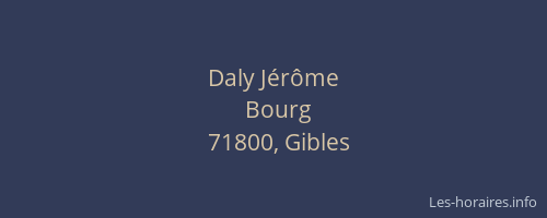 Daly Jérôme