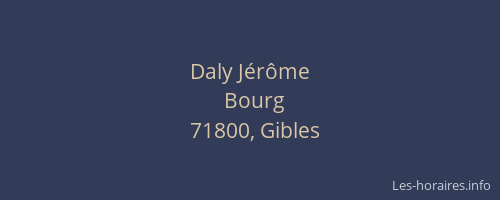 Daly J&eacute;r&ocirc;me