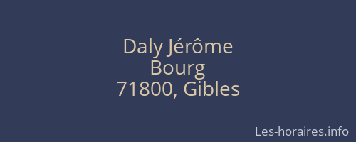Daly Jérôme
