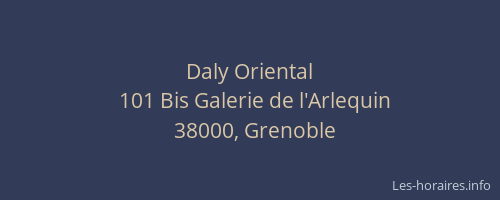 Daly Oriental