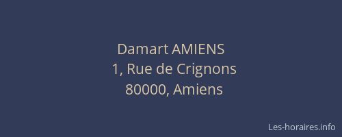 Damart AMIENS