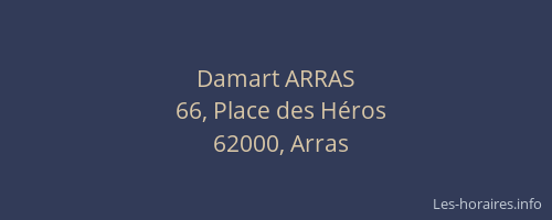 Damart ARRAS