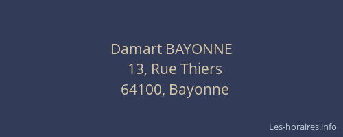 Damart BAYONNE