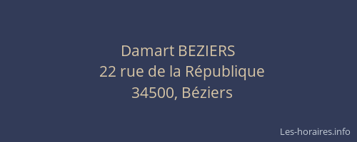 Damart BEZIERS