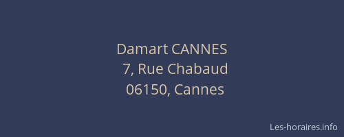 Damart CANNES