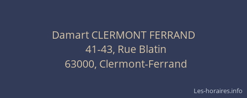 Damart CLERMONT FERRAND