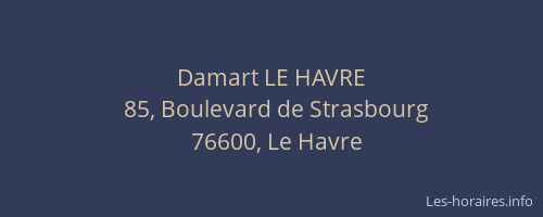Damart LE HAVRE