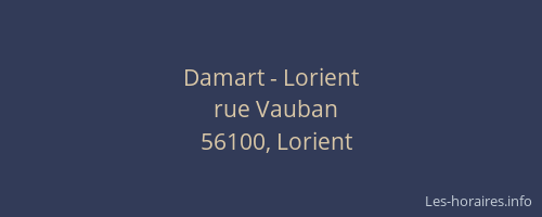 Damart - Lorient