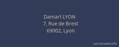 Damart LYON
