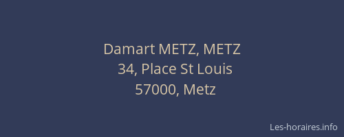 Damart METZ, METZ