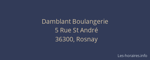 Damblant Boulangerie