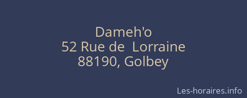Dameh'o