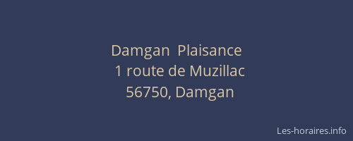 Damgan  Plaisance