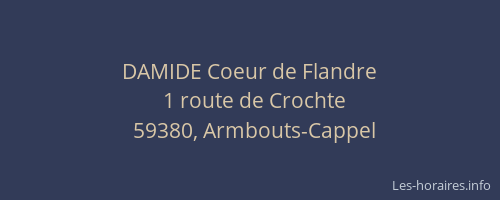 DAMIDE Coeur de Flandre