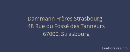 Dammann Frères Strasbourg