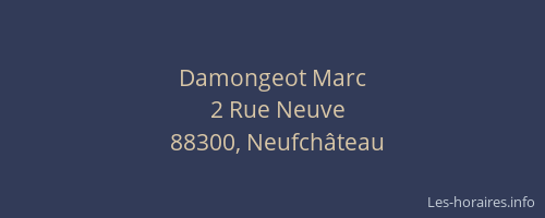 Damongeot Marc