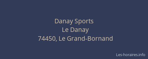 Danay Sports