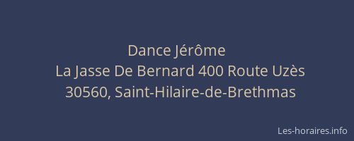 Dance Jérôme