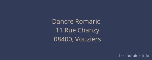 Dancre Romaric