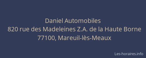 Daniel Automobiles