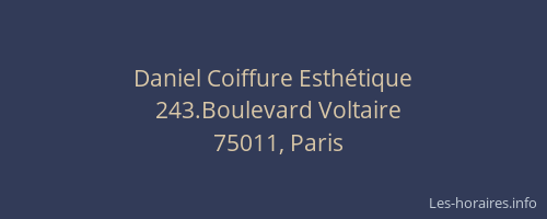 Daniel Coiffure Esthétique