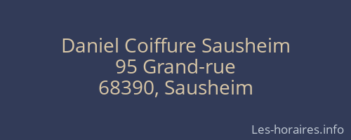 Daniel Coiffure Sausheim