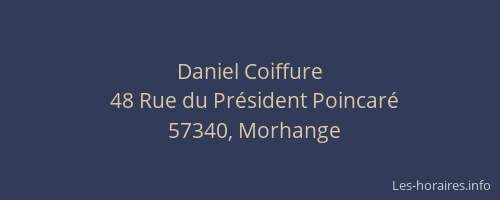 Daniel Coiffure