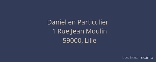 Daniel en Particulier