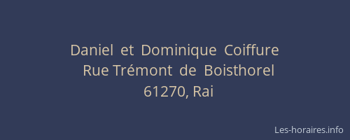 Daniel  et  Dominique  Coiffure