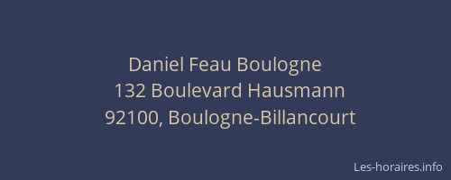 Daniel Feau Boulogne