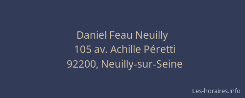Daniel Feau Neuilly