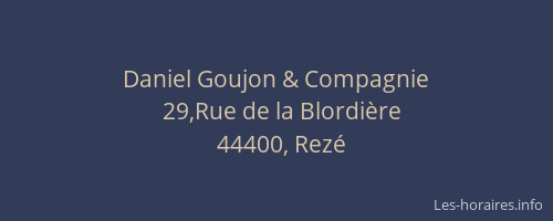 Daniel Goujon & Compagnie