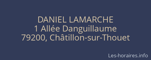 DANIEL LAMARCHE