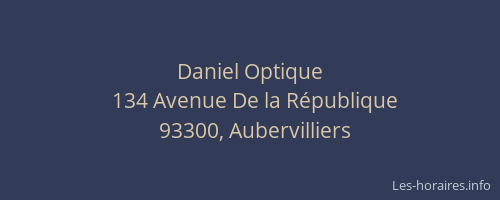 Daniel Optique