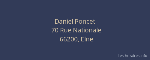 Daniel Poncet