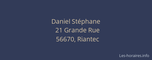 Daniel Stéphane