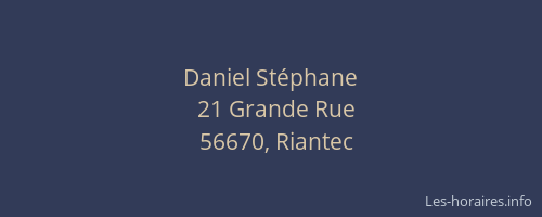 Daniel St&eacute;phane