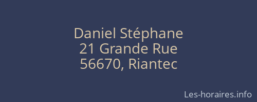 Daniel Stéphane