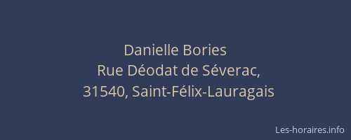 Danielle Bories