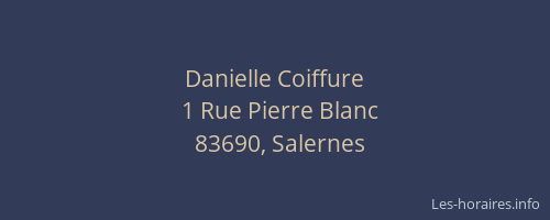 Danielle Coiffure