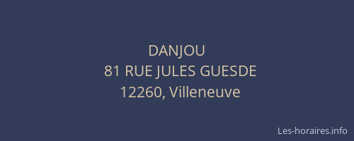 DANJOU