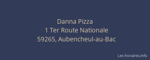 Danna Pizza