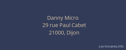 Danny Micro