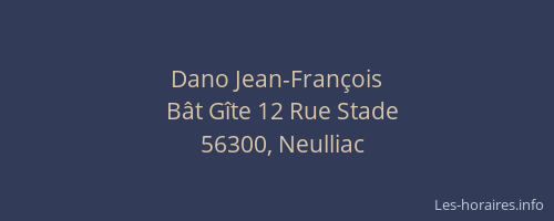 Dano Jean-Fran&ccedil;ois
