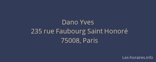 Dano Yves