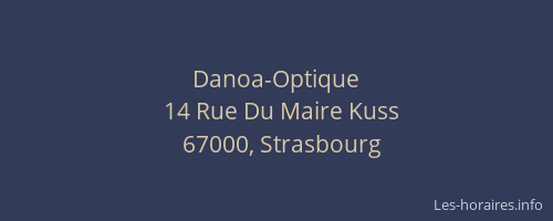 Danoa-Optique