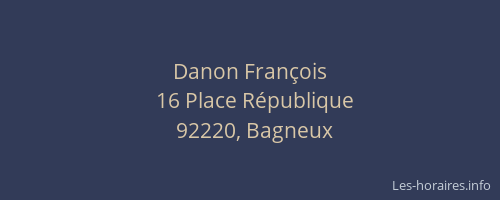 Danon François