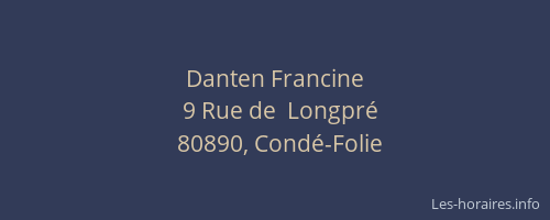 Danten Francine