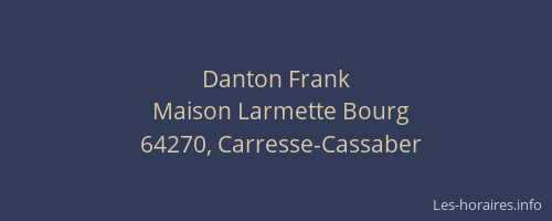 Danton Frank