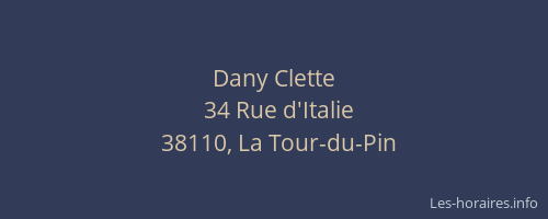 Dany Clette